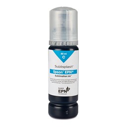 Toon details voor Sublisplash EPN+ Ink - fles 80 ml. Cyan Afbeelding van Sublisplash EPN+ Ink - fles 80 ml. Cyan